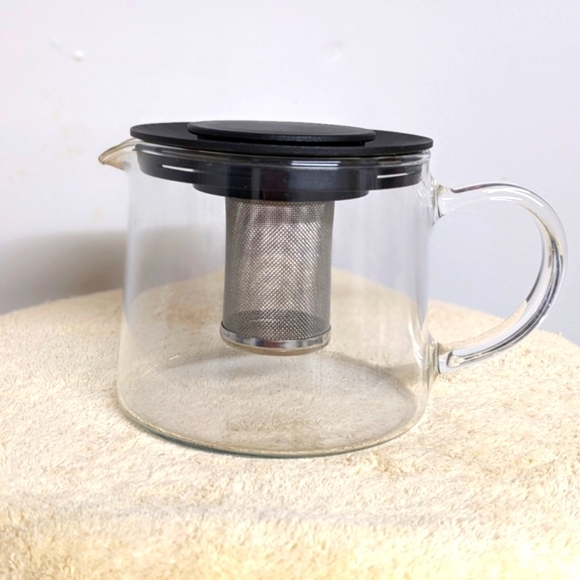 NWOB - Riklig Glass Tea Pot with Tea Infuser/ Strainer - 16oz - Picture 6 of 12